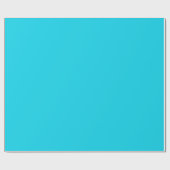 Sea Blue Wrapping Paper Geschenkpapier (Flach)