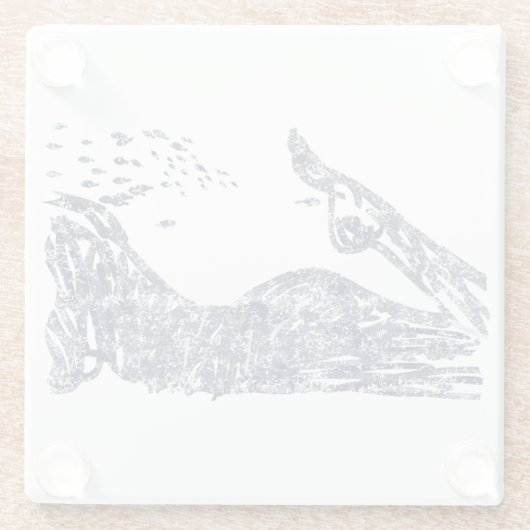 Sea bottom.  glasuntersetzer (Rückseite)