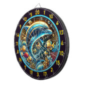 Sea Breeze Dolphin Dartboard Escape Dartscheibe (Vorderseite rechts)
