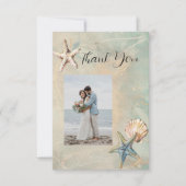 Sea Breeze Flat Danke Karte (Vorderseite)