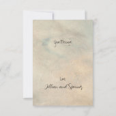 Sea Breeze Flat Danke Karte (Rückseite)