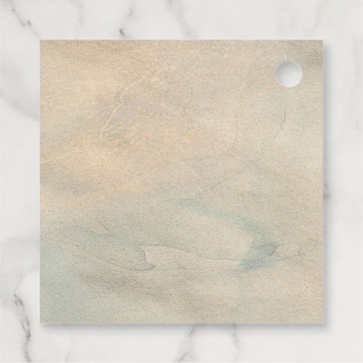 Sea Breeze-Geschenk Tag Geschenkanhänger (Rückseite)