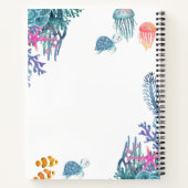 Sea Breeze Notebook – Cute Journal for Ocean Lover Notizblock (Rückseite)