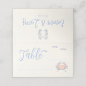 sea breeze platzkarte (Außenseite Aufgefaltet)