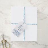 Sea Bright New Jersey Karte Elegante Wedding Favor Geschenkanhänger (Mit Garn)