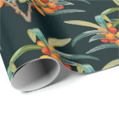 Sea Buckthorn Geschenkpapier (Rolleneckpunkt)