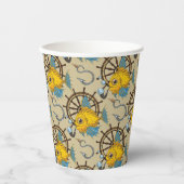 Sea Captain Fish Pattern Pappbecher (Vorderseite)