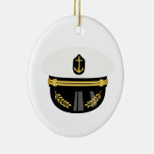 Sea Captain Hat Keramik Ornament (Rechts)