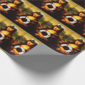 Sea Captain Mona Lisa Geschenkpapier (Ecke)