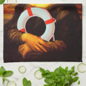 Sea Captain Mona Lisa Küchentuch (Gefaltet)