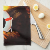 Sea Captain Mona Lisa Küchentuch (Viertel Falte)