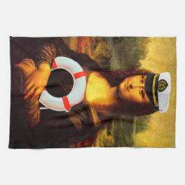 Sea Captain Mona Lisa Küchentuch