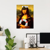 Sea Captain Mona Lisa Poster (Heimbüro)
