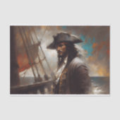 Sea Captain Portrait Decoupage Seidenpapier (Vorderseite)