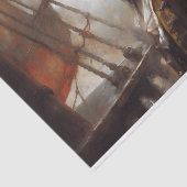 Sea Captain Portrait Decoupage Seidenpapier (Ausschnitt)