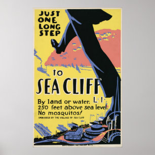 Sea Cliff New York Werbeplakat Poster