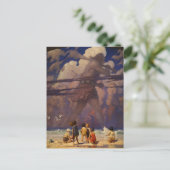 Sea Clouds Children, The Riant von N.C. Wyeth Postkarte (Stehend Vorderseite)