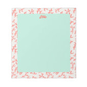 Sea Coral Notepad Notizblock (Vorderseite)