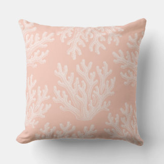 Sea Coral Silhouette | Jazz Age Coral Kissen