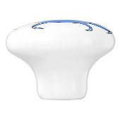 Sea Crab Nautical Beach House Keramikknauf (Seitenansicht)