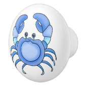 Sea Crab Nautical Beach House Keramikknauf (Rechts)