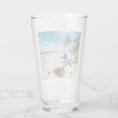 Sea  Crabs on Tropical Beach – Serene Ocea Glas (Rückseite)