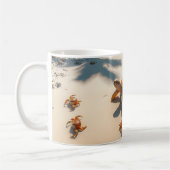 Sea  Crabs on Tropical Beach – Serene Ocea Kaffeetasse (Links)