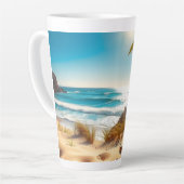 Sea  Crabs on Tropical Beach – Serene Ocea Milchtasse (Linke Ecke)