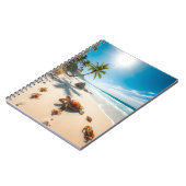 Sea  Crabs on Tropical Beach – Serene Ocea Notizblock (Linke Seite)