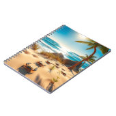 Sea  Crabs on Tropical Beach – Serene Ocea Notizblock (Linke Seite)