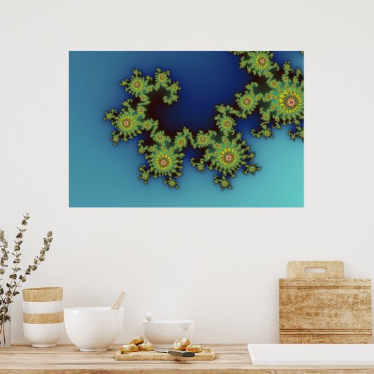 Sea Creation - Fraktal Poster (Küche)