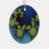 Sea Creature Christmas Fraktal Keramikornament (Rechts)