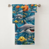 sea creature description badhandtuch set (Insitu)