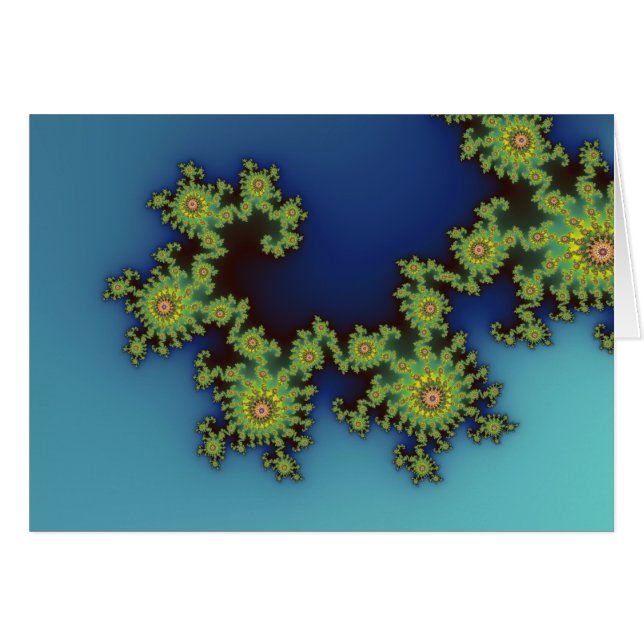 Sea Creature - Fraktal Card (Vorderseite (Horizontal))