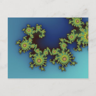 Sea Creature - Fraktal Postcard Postkarte