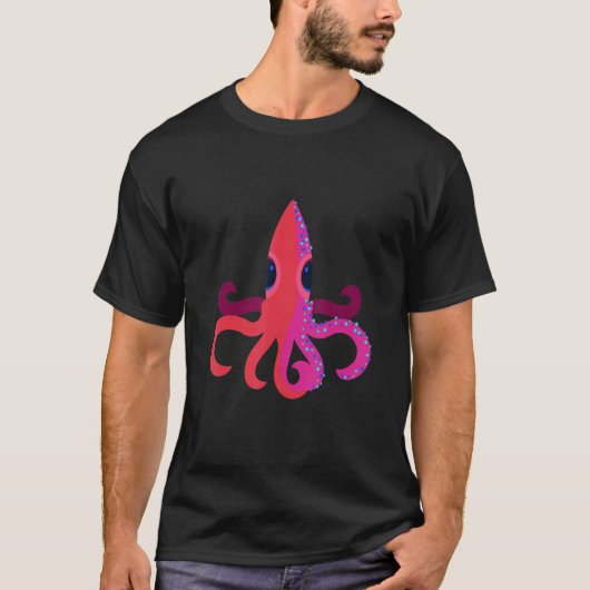 Sea Creature Squid T-Shirt (Vorderseite)