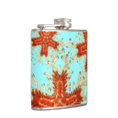 Sea Creature Star Anemones Ocean Science Hip Flask Flachmann (Rechts)