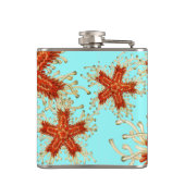 Sea Creature Star Anemones Ocean Science Hip Flask Flachmann (Rückseite)