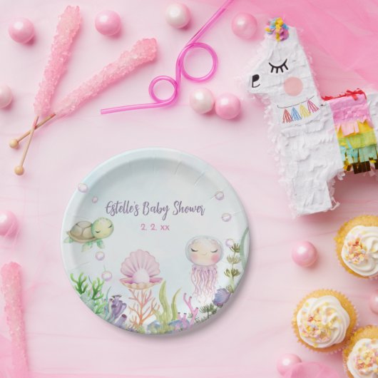 Sea Creatures Baby Dusche Teller (Party)