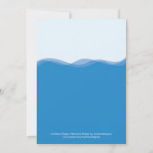 Sea Creatures Baby Shower Einladung (Rückseite)