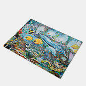 Sea Creatures Beach House Door Mat Fußmatte (Schrägansicht)