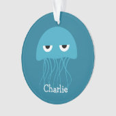 Sea Creatures custom monogram ornament (Vorderseite)