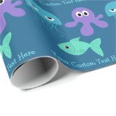 Sea Creatures Custom Packpaper Geschenkpapier (Rolleneckpunkt)