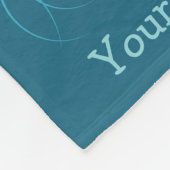 Sea Creatures Custom Vlies-Decks Fleecedecke (Ecke)