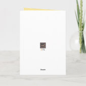 Sea Creatures Moray Eel Dankeschön Karte (Rückseite)