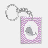 Sea Creatures Square Schlüsselanhänger (Vorderseite links)