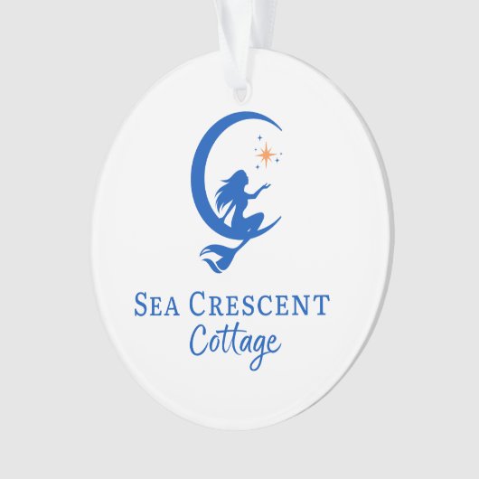 Sea Crescent Cottage Christmas Ornament (Vorderseite)