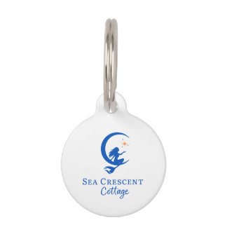 Sea Crescent cottage keychain, bag charm Haustiermarke