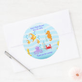 SEA CRITTERS Under Sea Baby Shooter Favor Sticker (Umschlag)