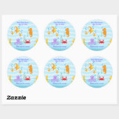 SEA CRITTERS Under Sea Baby Shooter Favor Sticker (Blatt)